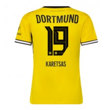Borussia Dortmund Konstantinos Karetsas #19 Hemmatröja Dam 2026-27 Korta ärmar